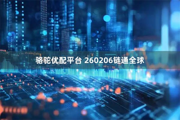 骆驼优配平台 260206链通全球