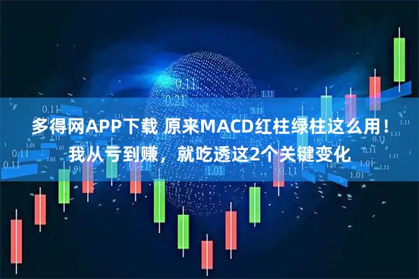 多得网APP下载 原来MACD红柱绿柱这么用！我从亏到赚，就吃透这2个关键变化